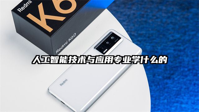 人工智能技術(shù)與應(yīng)用專業(yè)學(xué)什么的
