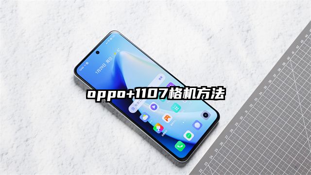 oppo+1107格機方法