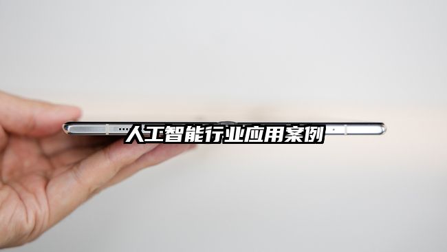 人工智能行業應用案例