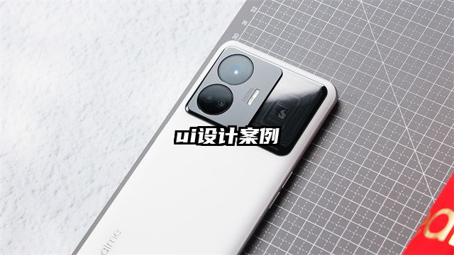 ui設(shè)計案例