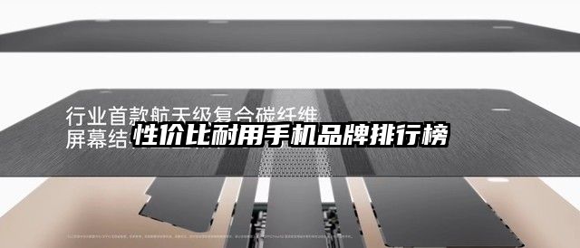 性價比耐用手機品牌排行榜