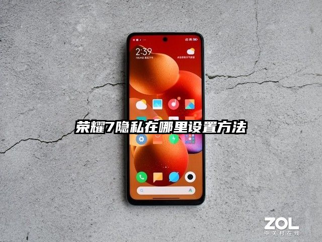 榮耀7隱私在哪里設(shè)置方法