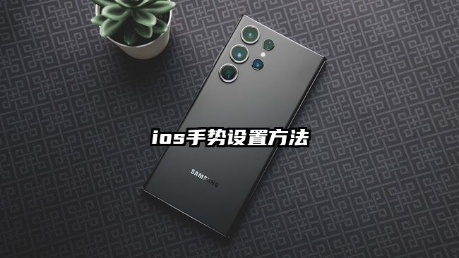 ios手勢設置方法