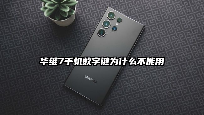 華維7手機數字鍵為什么不能用