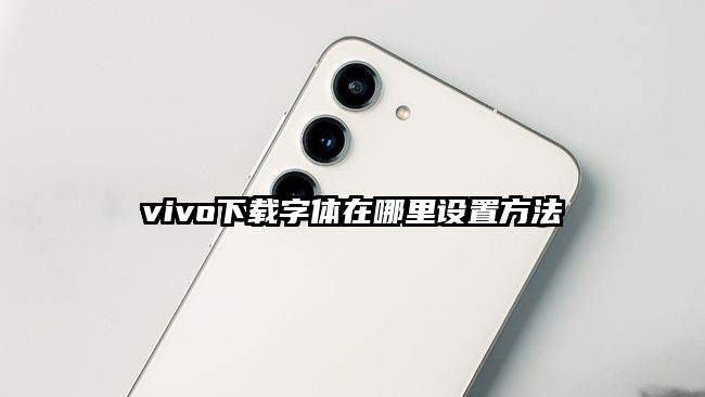 vivo下載字體在哪里設(shè)置方法